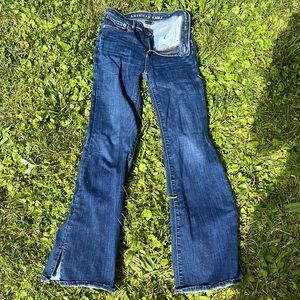 american eagle super hi rise artist flare jeans 💥